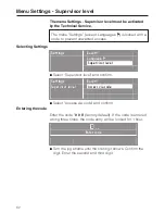 Предварительный просмотр 62 страницы Miele PW 6065 Plus Operating Manual