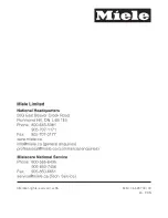 Предварительный просмотр 72 страницы Miele PW 6065 Plus Operating Manual