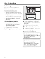 Предварительный просмотр 22 страницы Miele PW 6065 Vario Operating And Installation Instructions