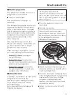 Предварительный просмотр 23 страницы Miele PW 6065 Vario Operating And Installation Instructions