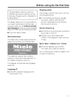 Предварительный просмотр 11 страницы Miele PW 6065 Operating Manual