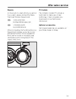 Предварительный просмотр 43 страницы Miele PW 6065 Operating Manual