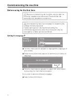 Preview for 4 page of Miele PW 6080 Vario LP Commissioning Instructions