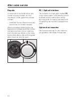 Preview for 50 page of Miele PW 6080 VARIO Operating And Installation Instructions