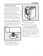 Preview for 57 page of Miele PW 6080 VARIO Operating And Installation Instructions