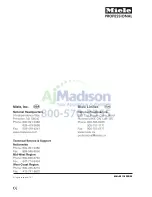 Preview for 40 page of Miele PW 6107 Operating Instructions Manual