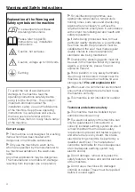 Preview for 4 page of Miele PW 6163 Operating Instructions Manual