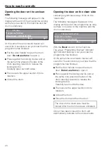 Preview for 20 page of Miele PW 6163 Operating Instructions Manual