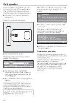 Preview for 22 page of Miele PW 6163 Operating Instructions Manual