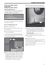 Preview for 33 page of Miele PW 6163 Operating Instructions Manual