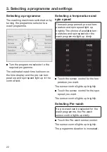 Предварительный просмотр 22 страницы Miele PWM 300 SmartBiz Operating And Installation Instructions