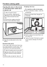 Предварительный просмотр 44 страницы Miele PWM 300 SmartBiz Operating And Installation Instructions