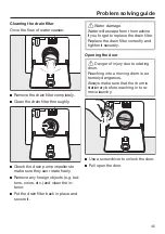 Предварительный просмотр 45 страницы Miele PWM 300 SmartBiz Operating And Installation Instructions