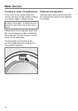 Предварительный просмотр 46 страницы Miele PWM 300 SmartBiz Operating And Installation Instructions