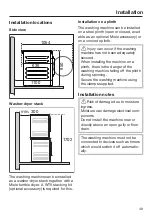 Предварительный просмотр 49 страницы Miele PWM 300 SmartBiz Operating And Installation Instructions