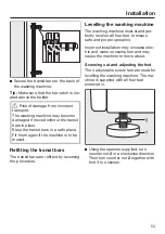 Предварительный просмотр 53 страницы Miele PWM 300 SmartBiz Operating And Installation Instructions