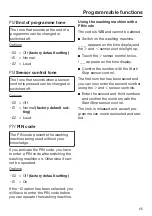 Предварительный просмотр 65 страницы Miele PWM 300 SmartBiz Operating And Installation Instructions