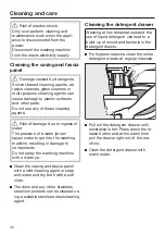 Предварительный просмотр 46 страницы Miele PWM 506 Mop Star 60 Operating And Installation Instructions