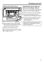 Предварительный просмотр 47 страницы Miele PWM 506 Mop Star 60 Operating And Installation Instructions