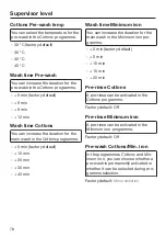 Предварительный просмотр 78 страницы Miele PWM 506 Mop Star 60 Operating And Installation Instructions