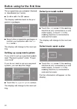 Preview for 22 page of Miele PWM 507 Hygiene Operating And Installation Instructions