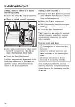 Preview for 30 page of Miele PWM 507 Hygiene Operating And Installation Instructions