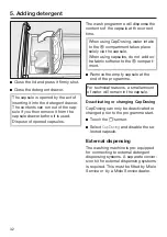 Preview for 32 page of Miele PWM 507 Hygiene Operating And Installation Instructions