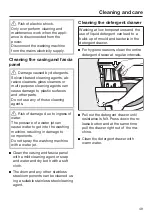 Preview for 49 page of Miele PWM 507 Hygiene Operating And Installation Instructions