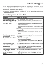 Preview for 53 page of Miele PWM 507 Hygiene Operating And Installation Instructions