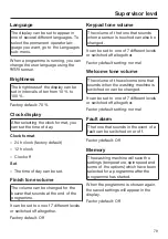 Preview for 79 page of Miele PWM 507 Hygiene Operating And Installation Instructions