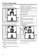 Preview for 52 page of Miele PWM 507 Operating And Installation Instructions