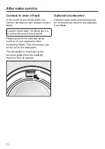 Preview for 54 page of Miele PWM 507 Operating And Installation Instructions