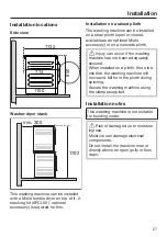 Preview for 57 page of Miele PWM 507 Operating And Installation Instructions