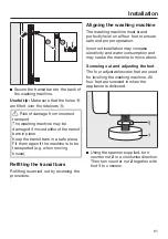 Preview for 61 page of Miele PWM 507 Operating And Installation Instructions