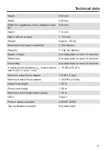 Preview for 67 page of Miele PWM 507 Operating And Installation Instructions