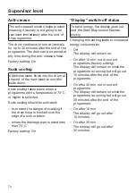 Preview for 70 page of Miele PWM 507 Operating And Installation Instructions