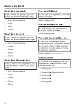 Preview for 74 page of Miele PWM 507 Operating And Installation Instructions