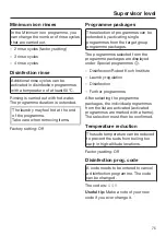 Preview for 75 page of Miele PWM 507 Operating And Installation Instructions