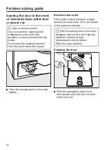 Preview for 56 page of Miele PWM 508 Mop Star 80 Operating And Installation Instructions