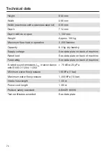 Preview for 70 page of Miele PWM 508 Mop Star 80 Operating And Installation Instructions