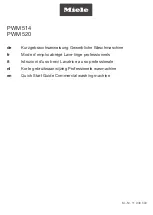 Preview for 1 page of Miele PWM 514 Quick Start Manual