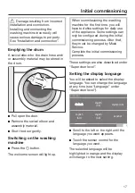 Предварительный просмотр 17 страницы Miele PWM 906 Operating And Installation Instructions