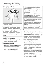 Предварительный просмотр 22 страницы Miele PWM 906 Operating And Installation Instructions