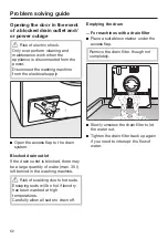 Предварительный просмотр 62 страницы Miele PWM 906 Operating And Installation Instructions