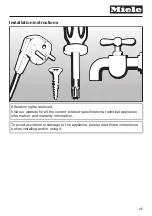 Предварительный просмотр 65 страницы Miele PWM 906 Operating And Installation Instructions