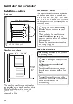 Предварительный просмотр 68 страницы Miele PWM 906 Operating And Installation Instructions