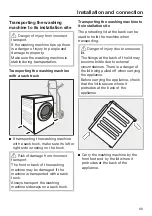 Предварительный просмотр 69 страницы Miele PWM 906 Operating And Installation Instructions