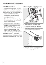 Предварительный просмотр 70 страницы Miele PWM 906 Operating And Installation Instructions