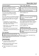 Предварительный просмотр 85 страницы Miele PWM 906 Operating And Installation Instructions