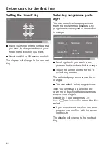 Preview for 22 page of Miele PWM 908 Operating And Installation Instructions